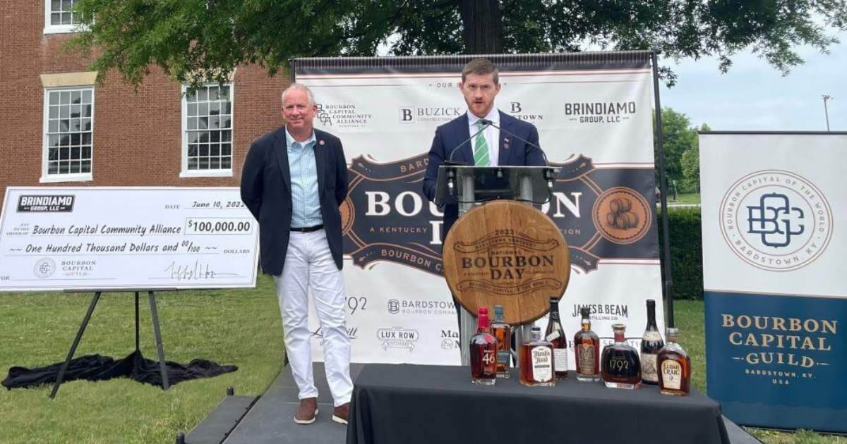 Brindiamo Donates $100K to Support Bourbon Legacy in Kentucky